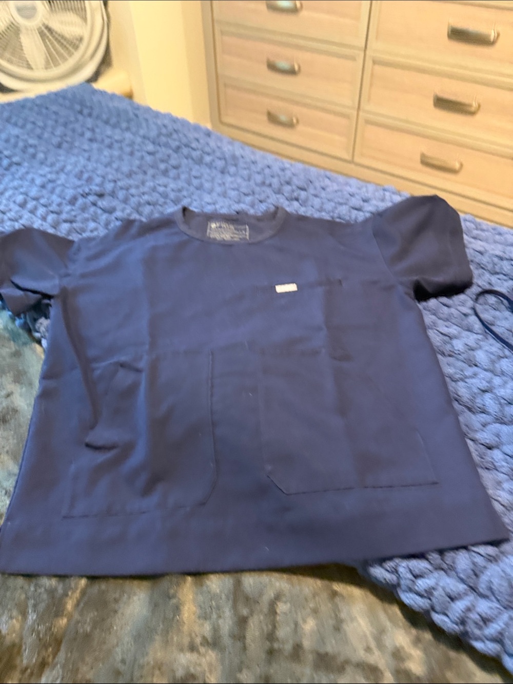 Figs short sleeve t shirt style scrub top
